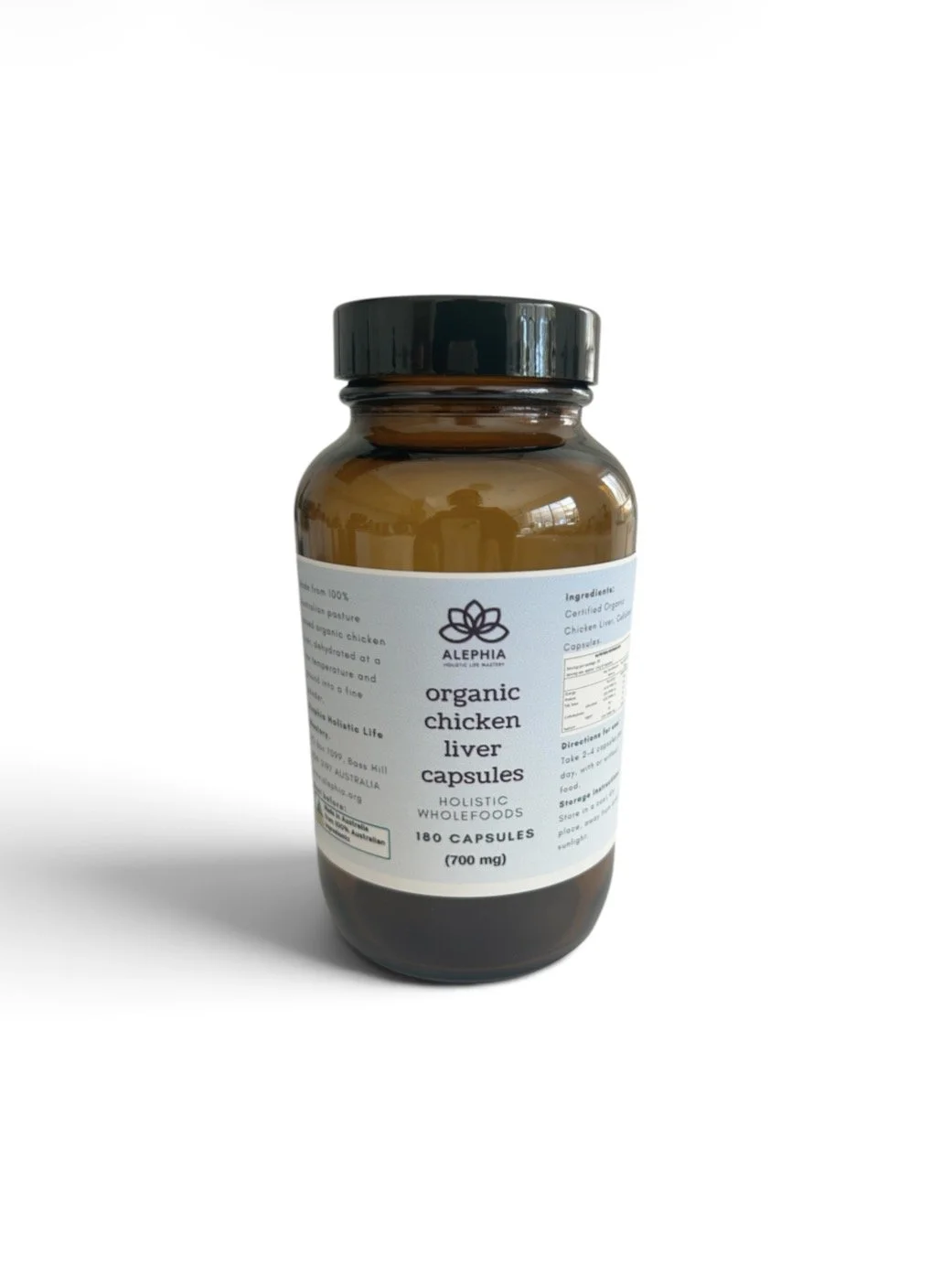 Pasture-Raised & Finished Halal Chicken Liver Capsules & Powder