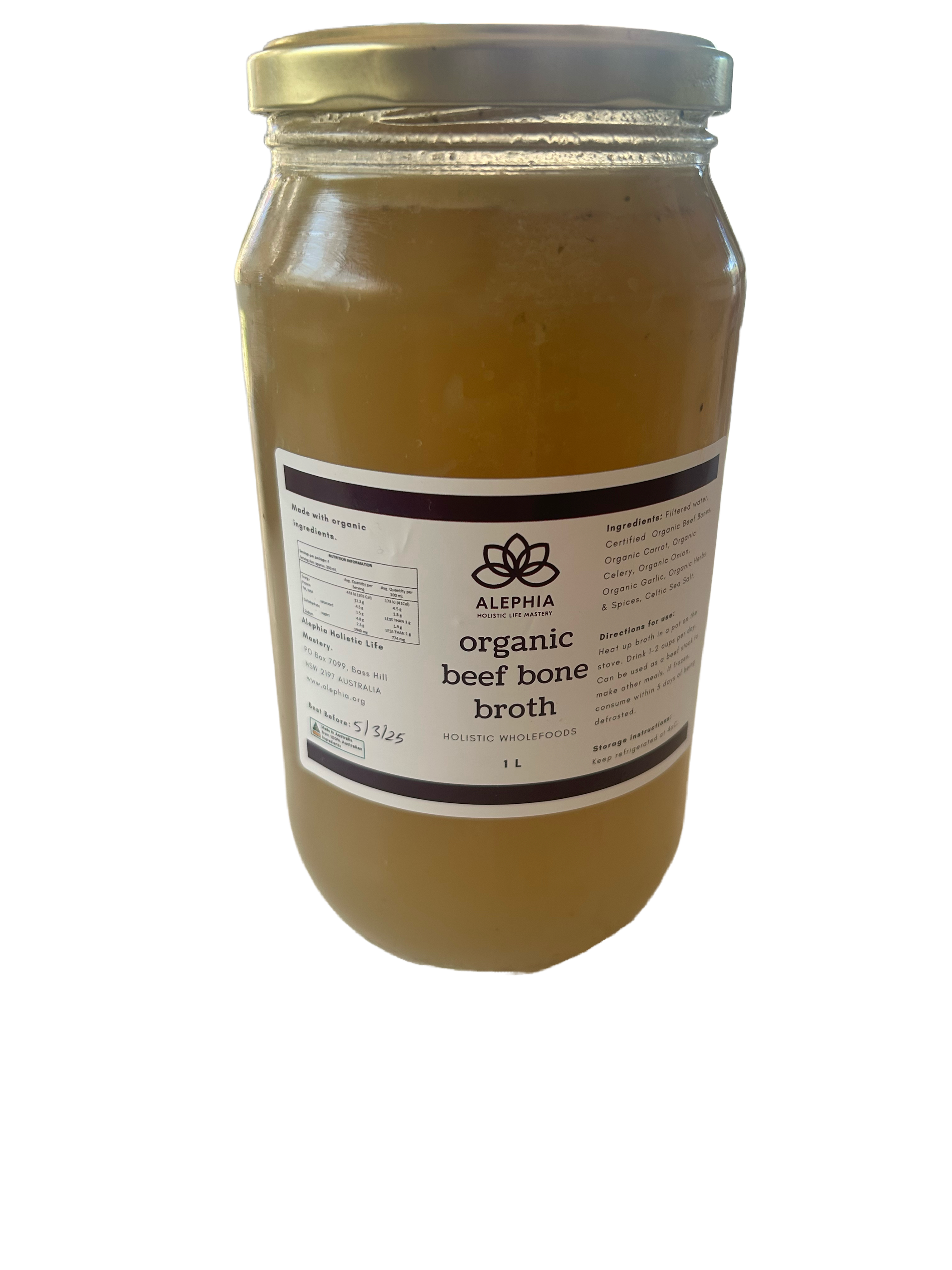 Organic Beef Bone Broth