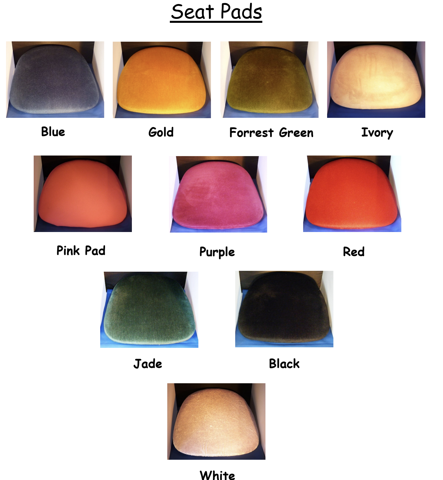 Brentwood Chair Pads