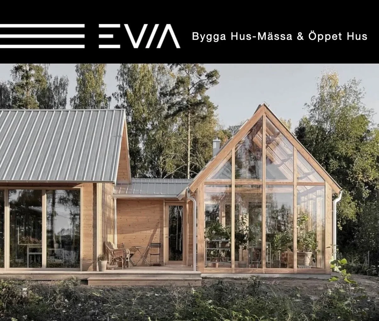 EVIA bjuder in till ett inspirerande &Ouml;ppet Hus, speciellt riktad till arkitekter och privatpersoner med husbyggarplaner. Anm&auml;l dig och kom n&auml;r det passar efter jobbet, tr&auml;ffa arkitekter och experter inom olika omr&aring;den av h&a