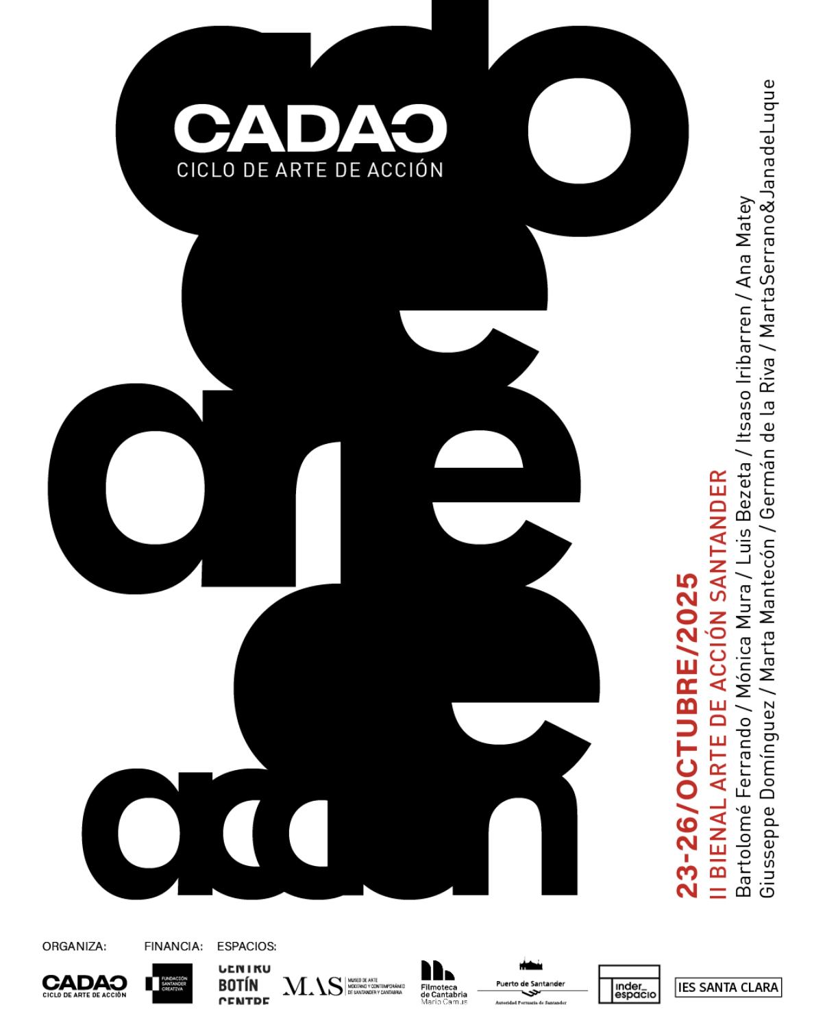 CADAC 2025. Ciclo de Arte de Acción. Filmoteca de Cantabria
