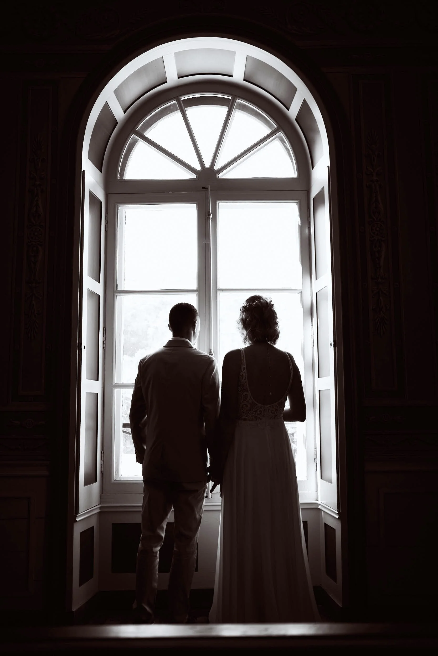 Photographie de mariage au Château de Syam dans le Jura