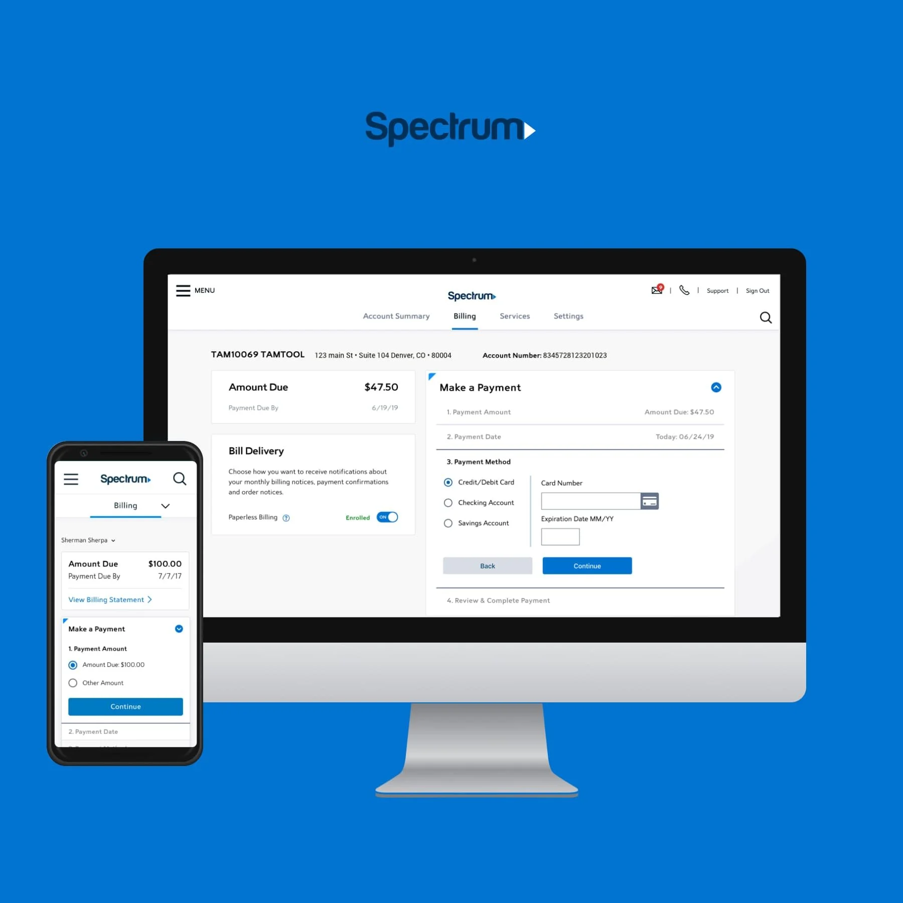 Charter Spectrum Pay Bill