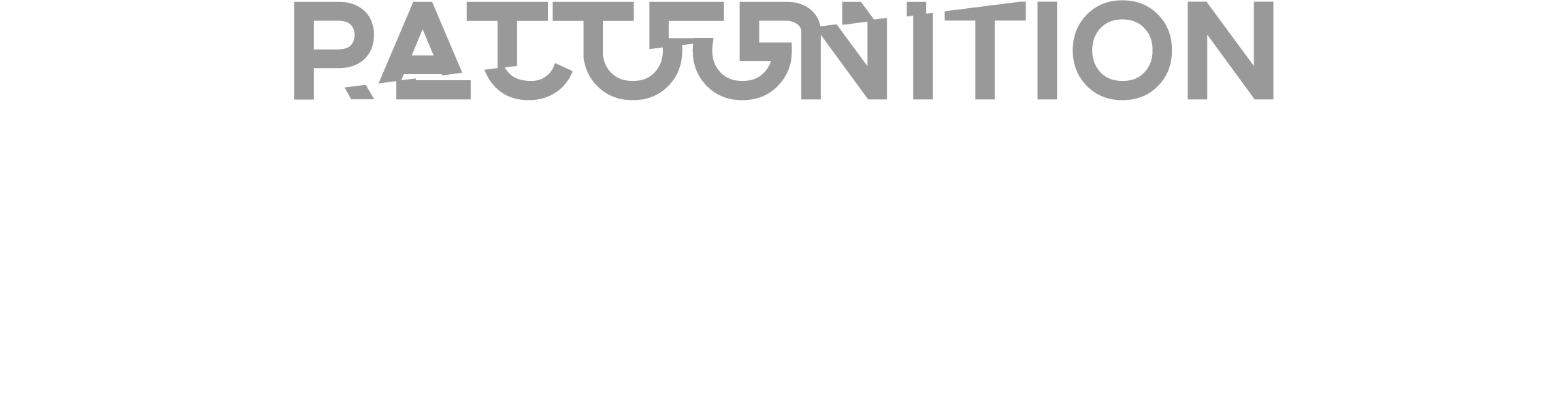 Graphic with the words 'Pattern Recognition' in bold white font on a black background.