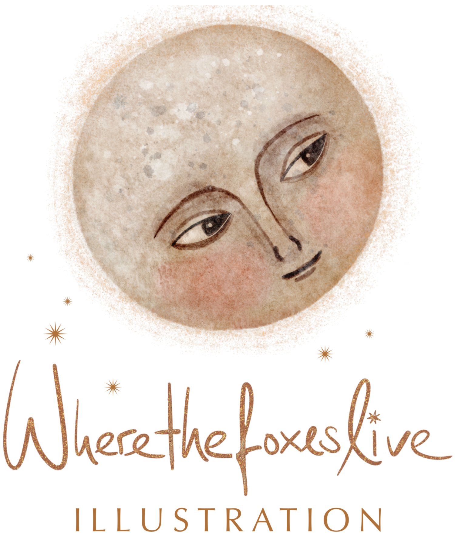 Wherethefoxeslive - Kasia Sierpinski Illustration
