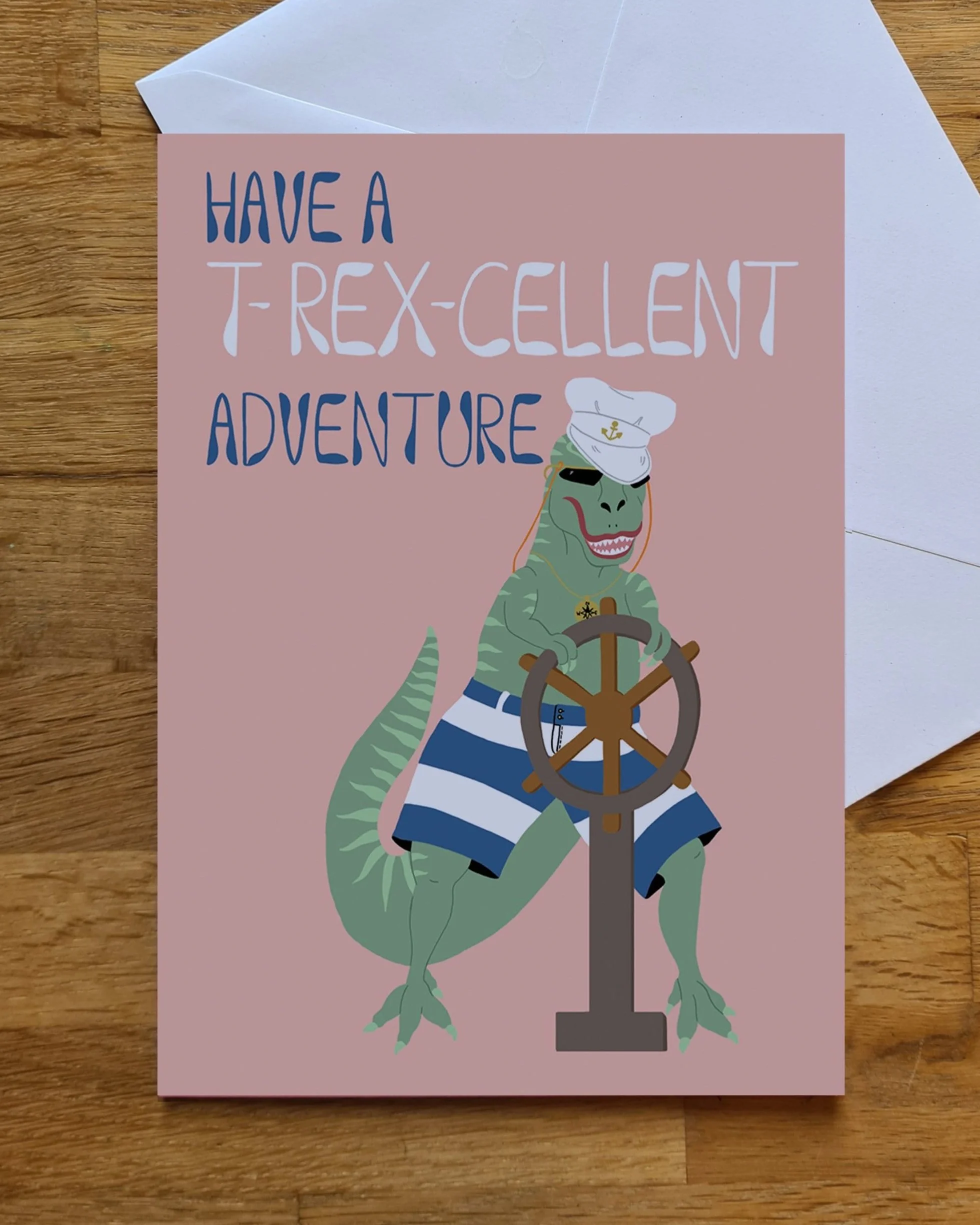 T-REX-CELLENT ADVENTURE LEAVING CARD