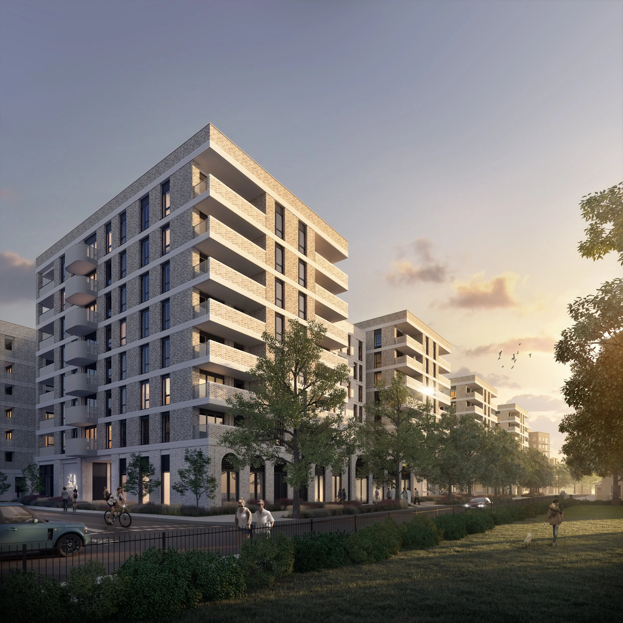 Harriott, Apsley and Pattison Houses | London