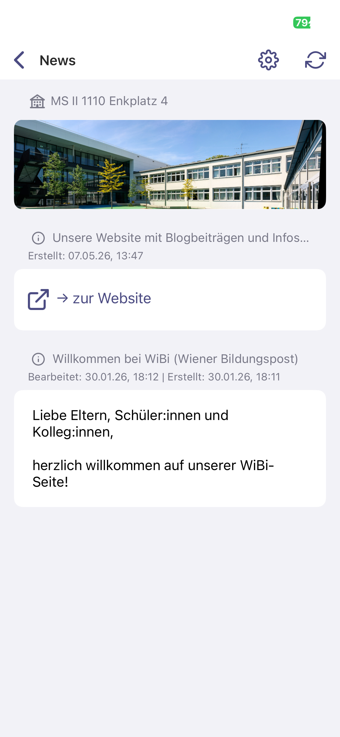 Wiener Bildungspost (WiBi) – Information für Eltern
