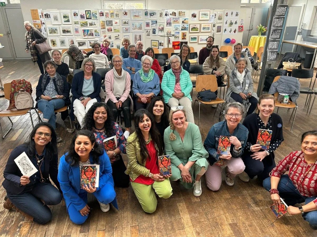 SHE Dares book launch in association with Frauen Verein Wohlen and SHE Writers. The photos are from 8 March event.