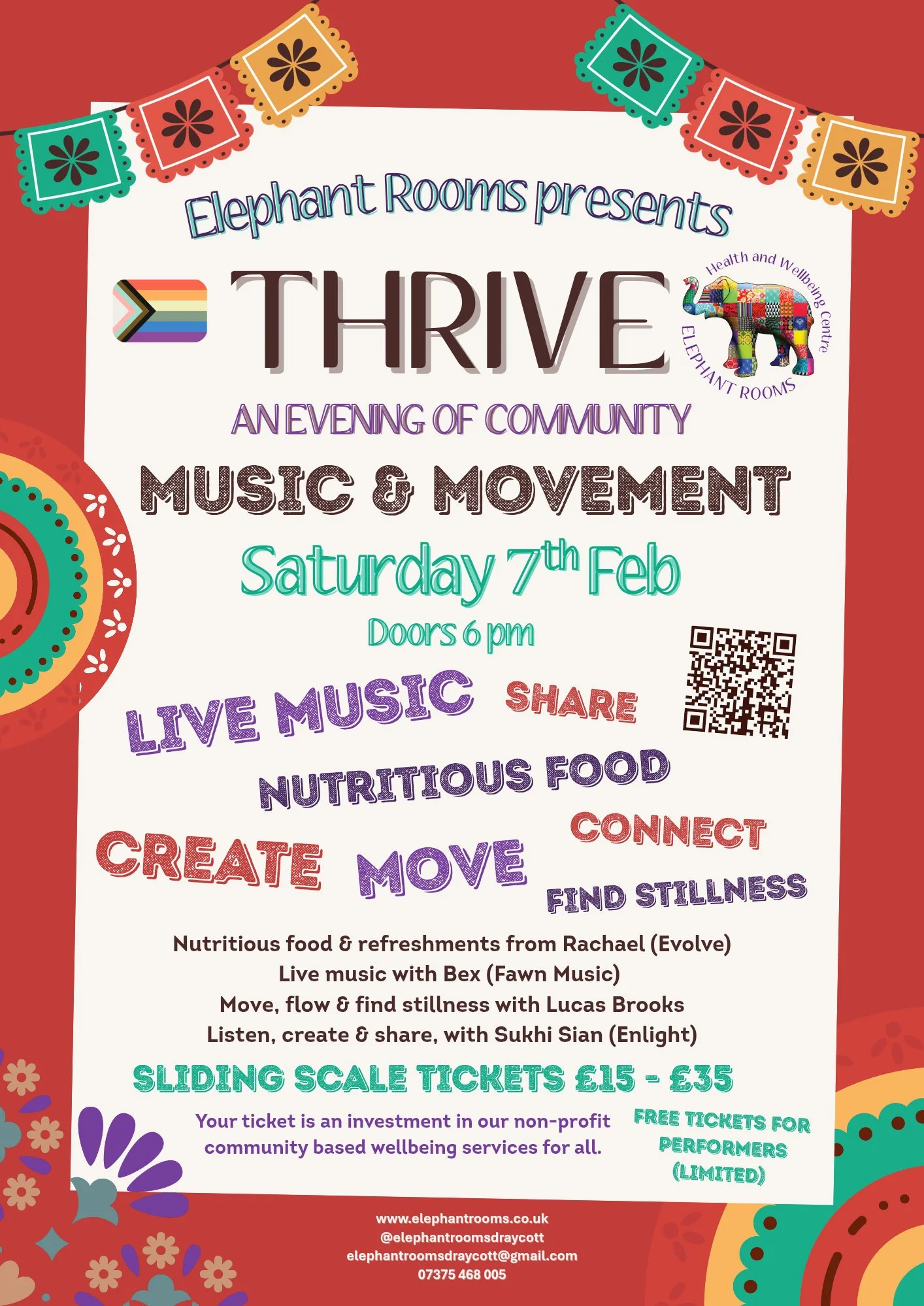 THRIVE! Community Night with Live Music &amp; Movement