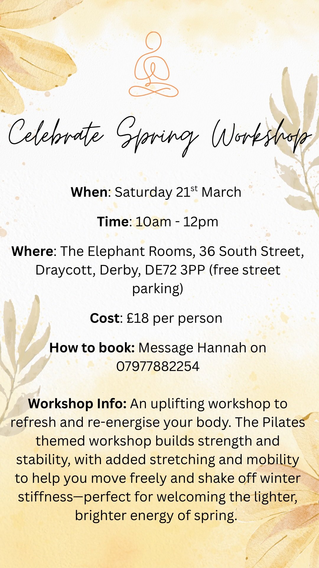Celebrate Spring Workshop