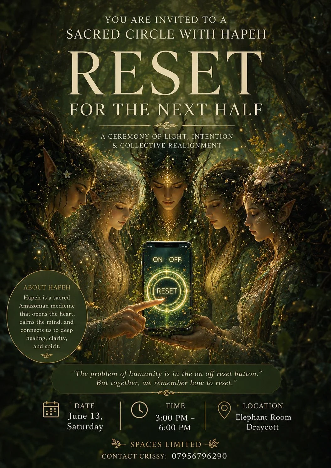 A Sacred Circle with Hapeh: Reset for the Next Half