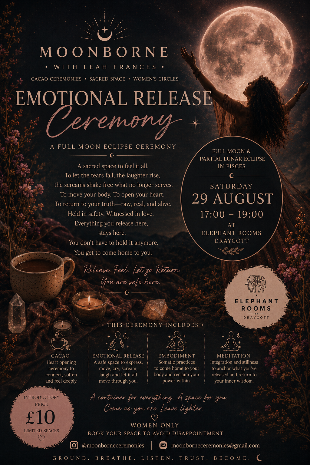 Emotional Release - A Full Moon Eclipse Ceremony 