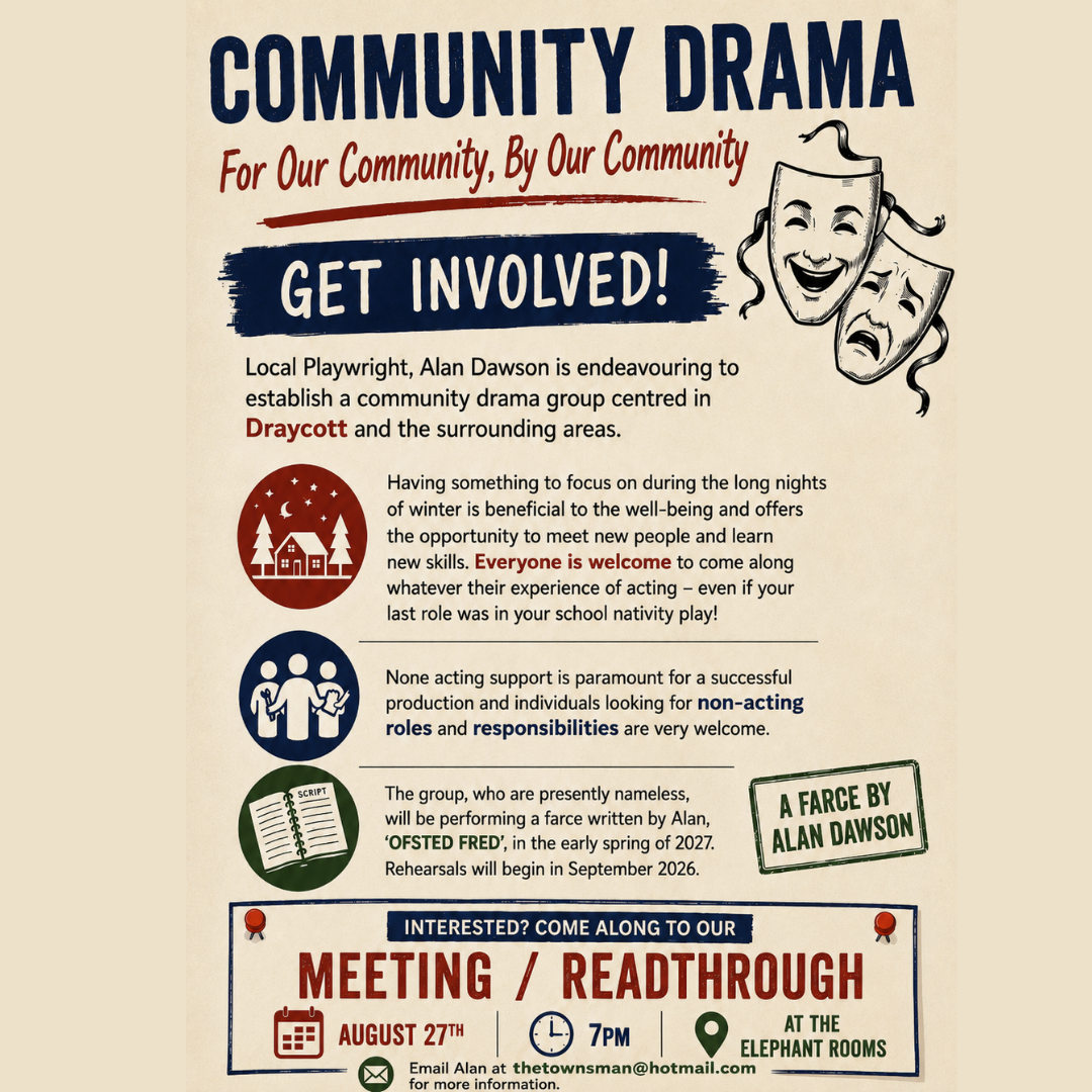 Ofsted Fred - A Community Play Meeting/Read Through. All Welcome 
