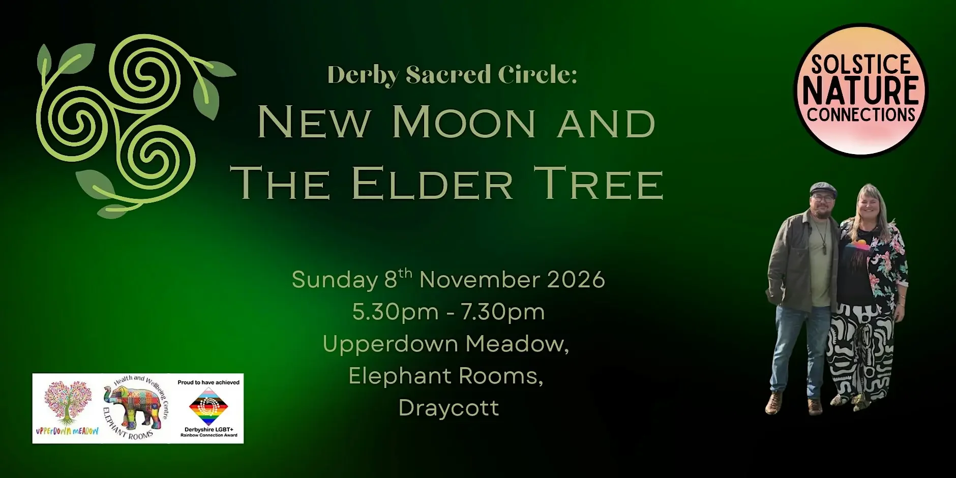Derby Sacred Circle - New Moon and The Elder Tree at Upperdown Meadow 
