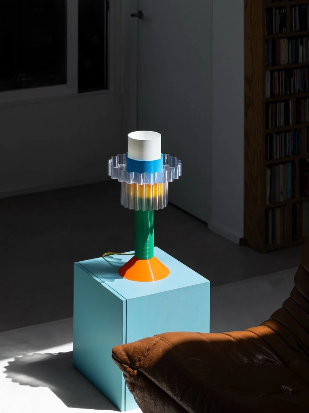 Gigi &agrave; poser, disponible en 4 coloris sur notre boutique en ligne et chez nos revendeurs ! 

#gigi #lamp #designstudio #recycledplastic #paris 

📸 Matthieu Barani