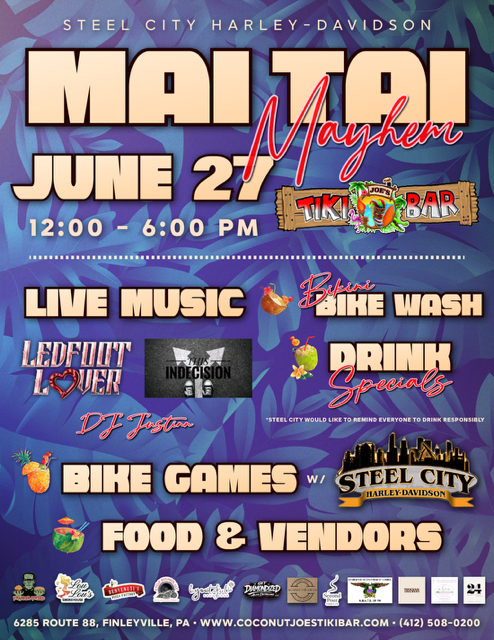 Steel City Harley Mai Tai Mayhem @ Tiki Bar