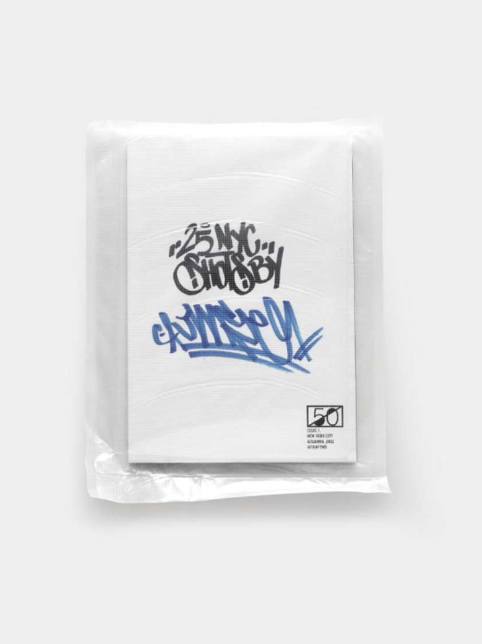 White rectangular cover with black and blue graphic lettering.