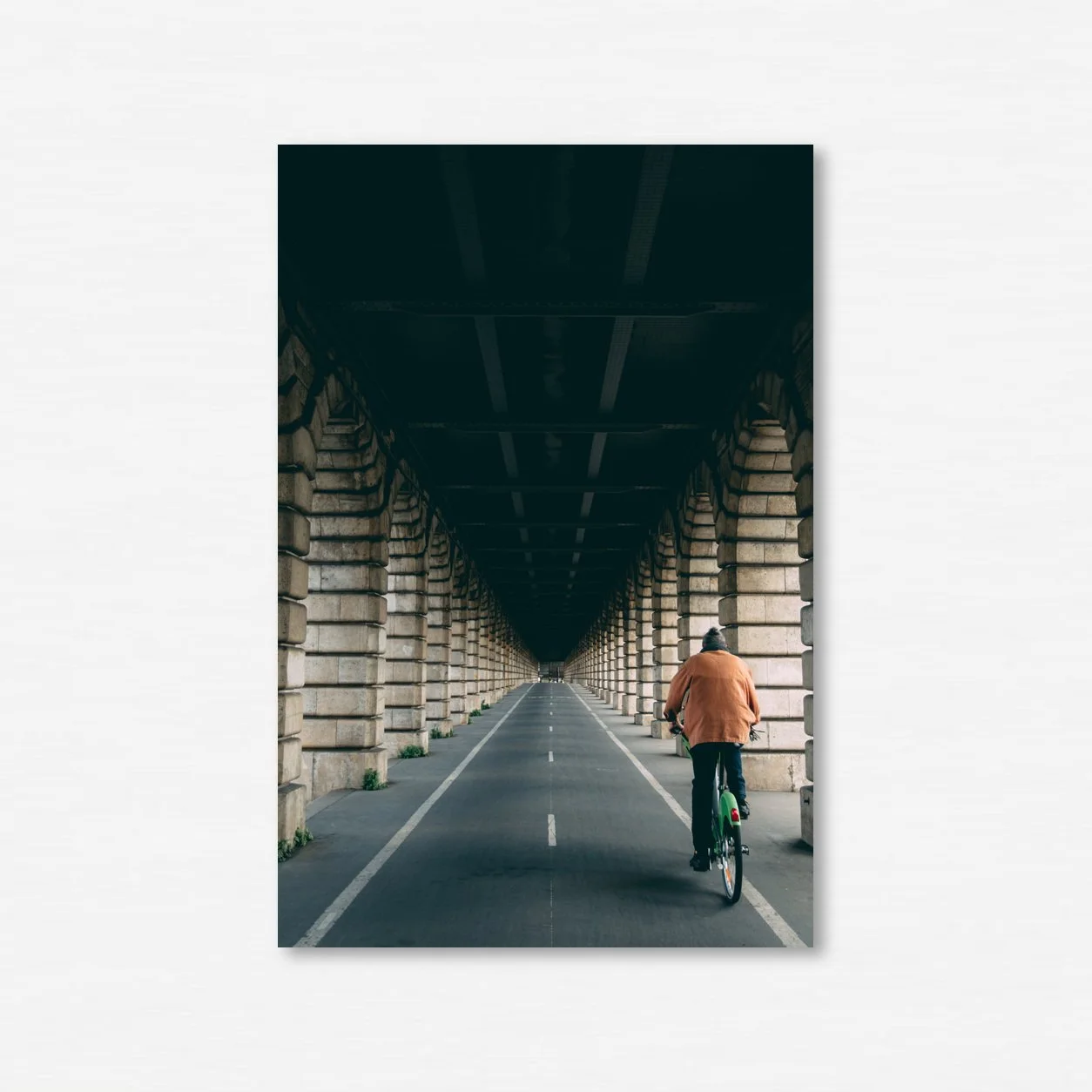 Under the Bridge, Paris 2018 — detail of the original photograph.