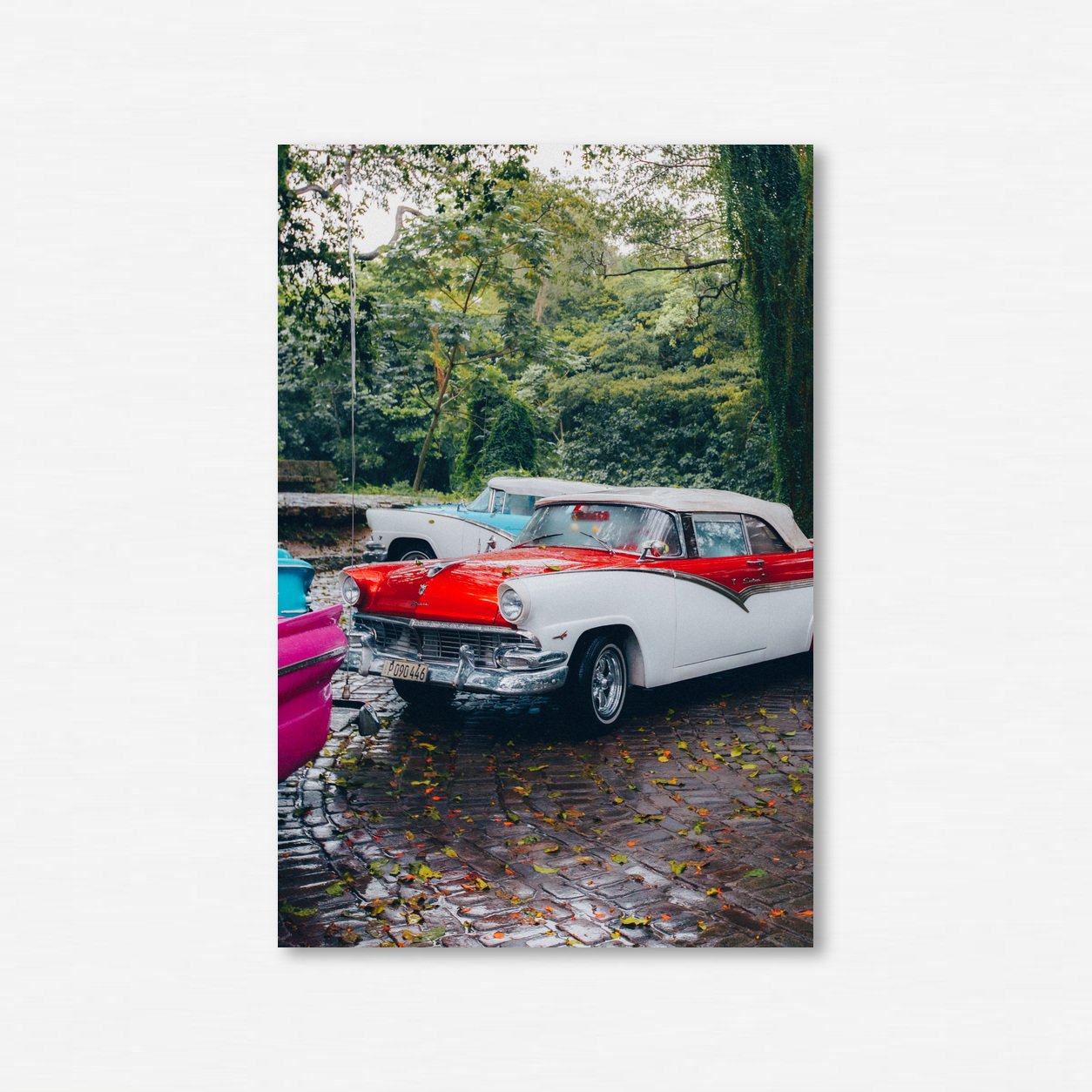 Classic Cars, Cuba 2022 — full Fine Art print mockup.