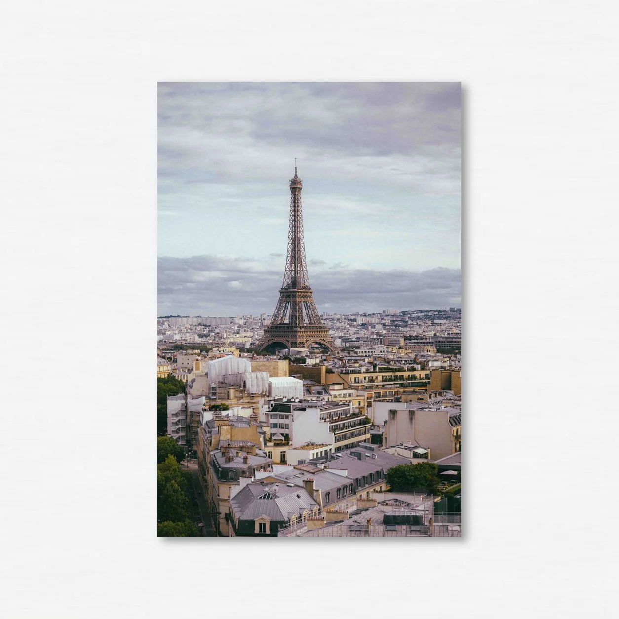 Eiffel Skyline, Paris 2021 — Fine Art photograph by Juanma Jmse, full print mockup.