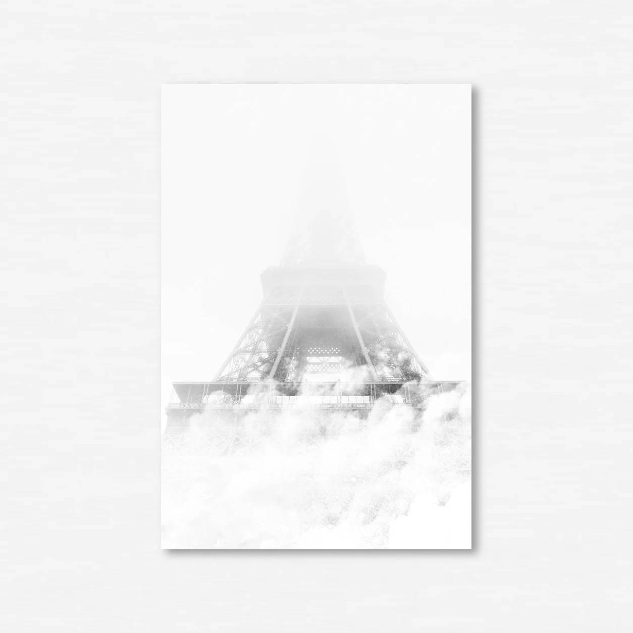 In the Clouds, Paris 2018 — detail of the original photograph.