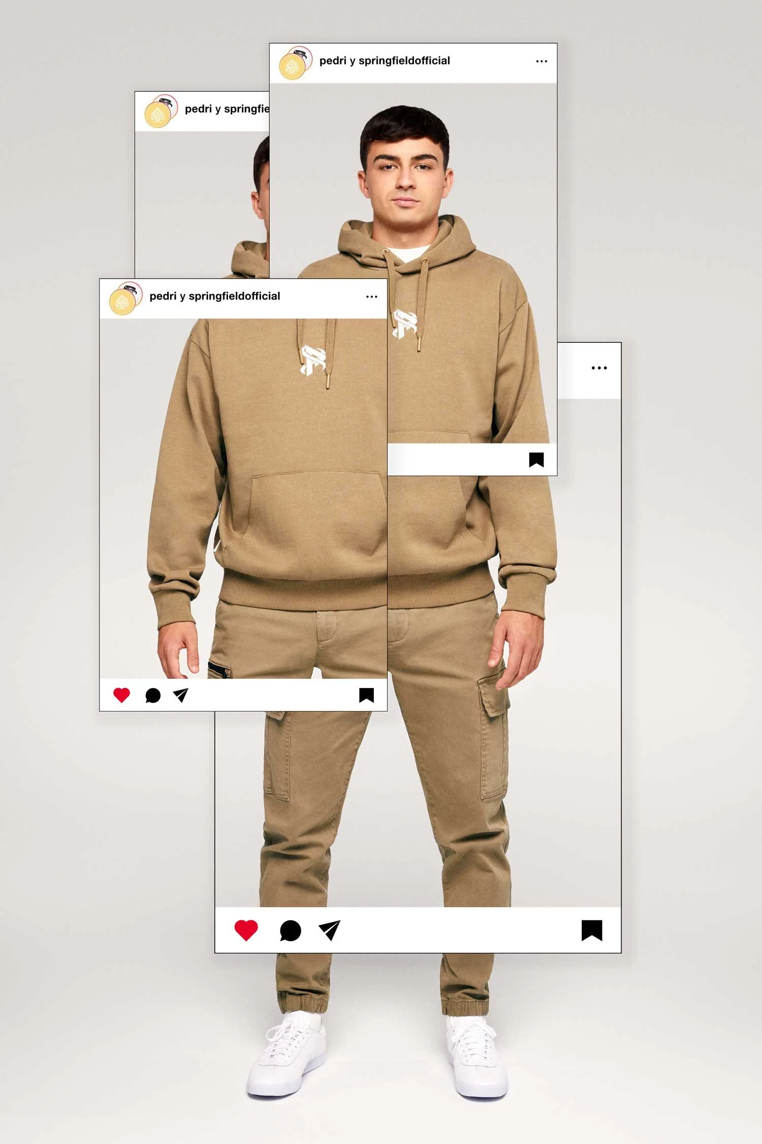 Pedri x Springfield Drop 02 campaign photography by Juanma Jmse