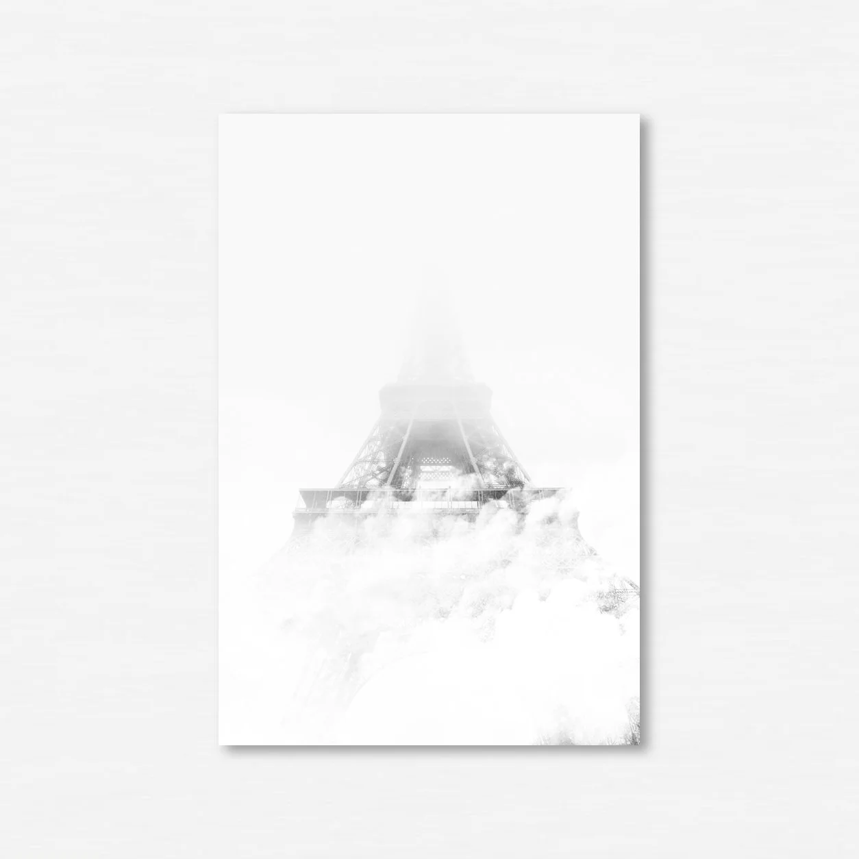 In the Clouds, Paris 2018 — full Fine Art print mockup.
