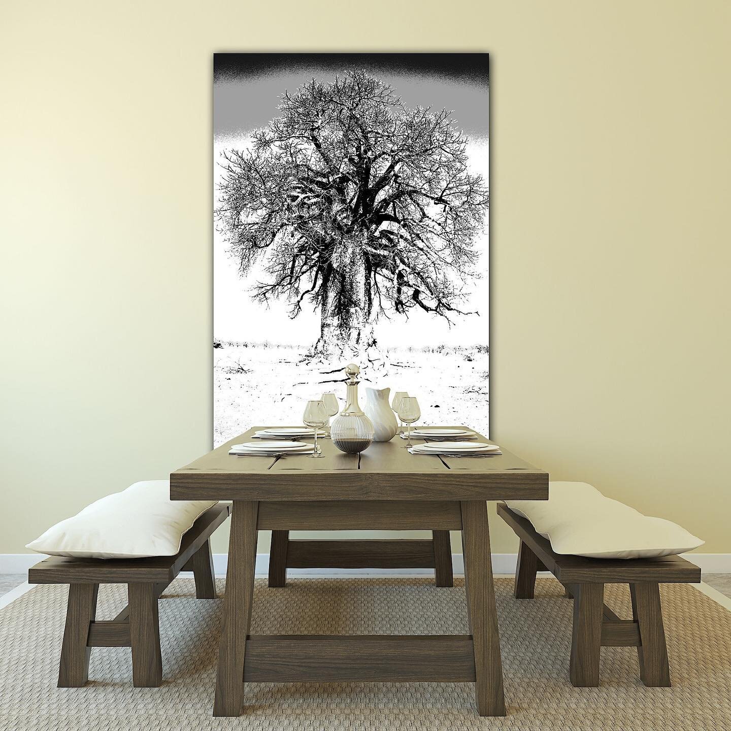 Standing strong.

Imagine your family around this table and a giant piece of art that reminds you of how important our connection to nature is, how we&rsquo;re all a significant part of a big beautiful life, interconnected in an inextricable way.

In
