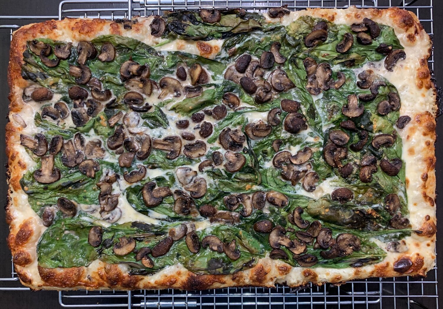 Siciliana' Veggie Pizza (01), Grilled artichokes, spinach,…