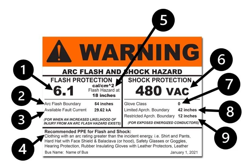 Arc Flash Label