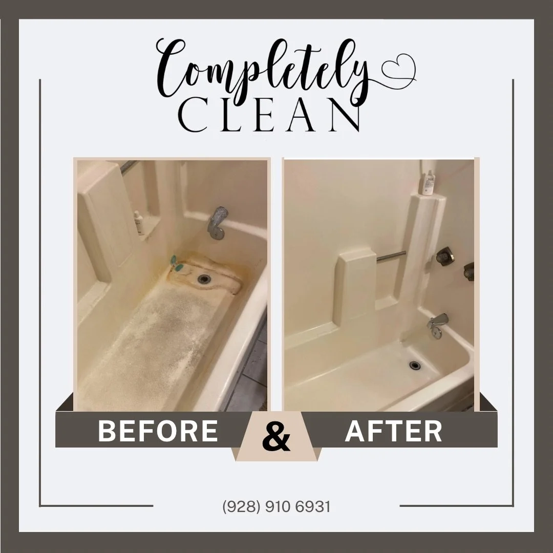 Restorative cleaning Prescott. Rust stain hard-water and mineral removal. 