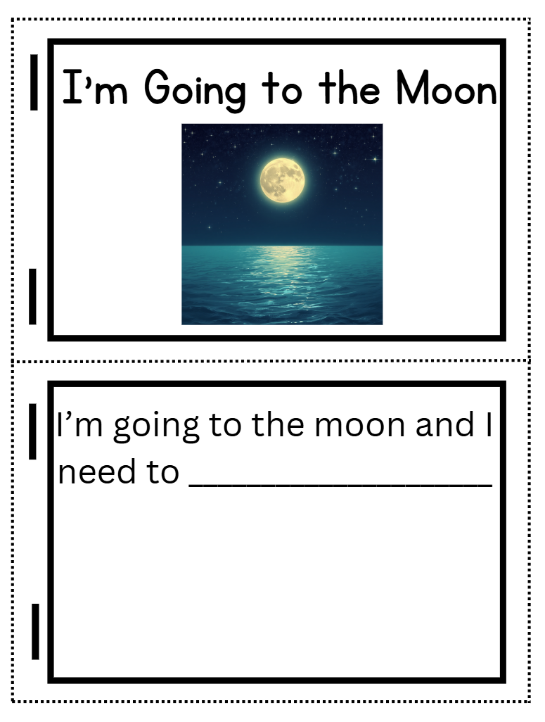 I'm Going to the Moon (Mini Book)