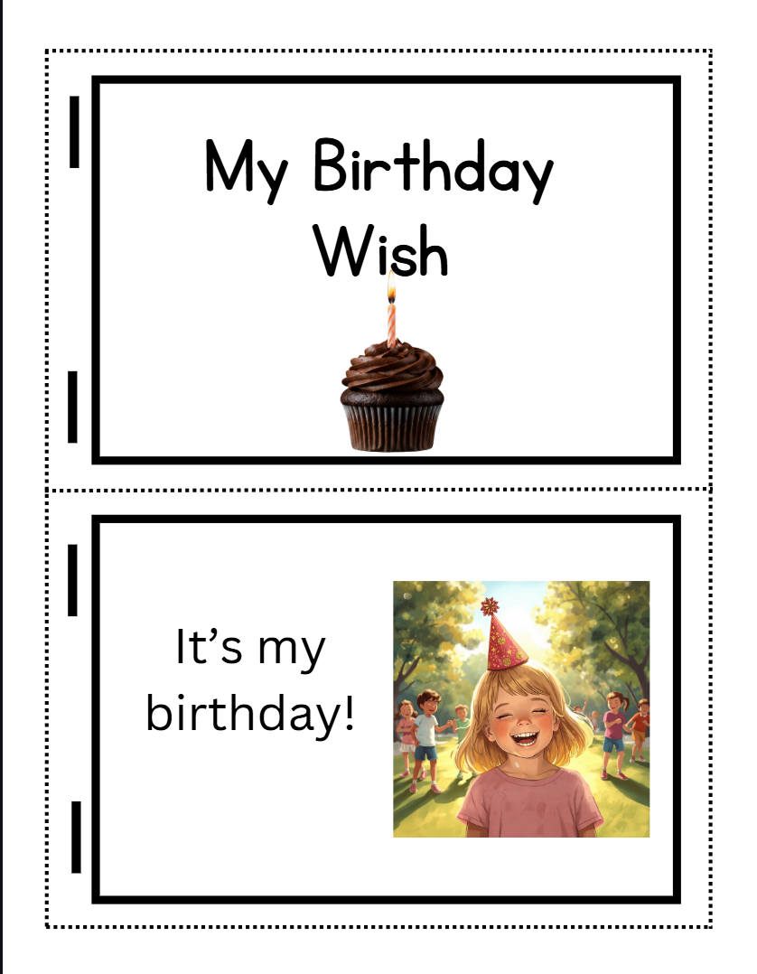 My Birthday Wish (Mini Book)