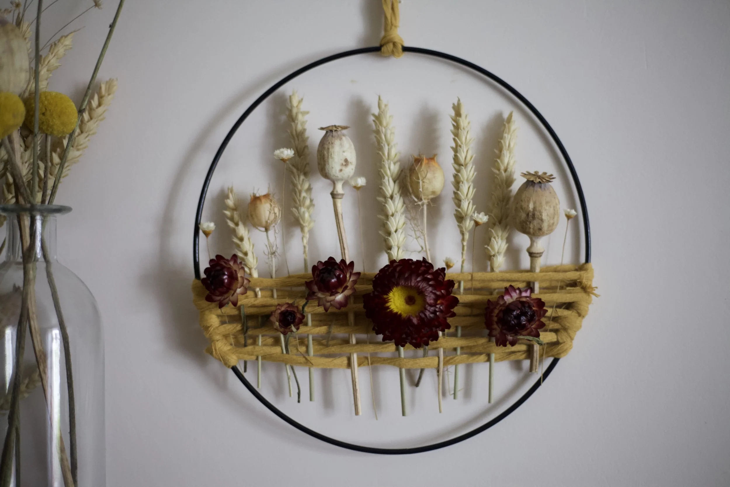 Botanical Landscape Hoop Art Workshop