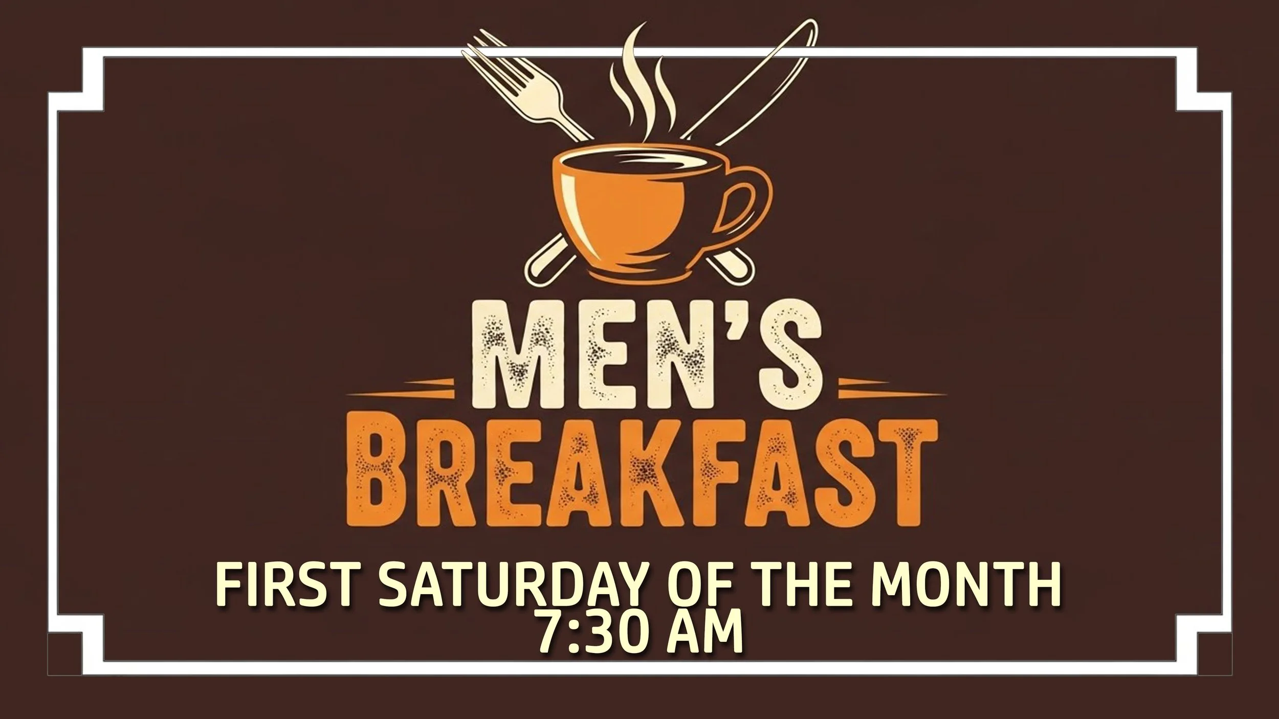 Men's Breakfast September 5