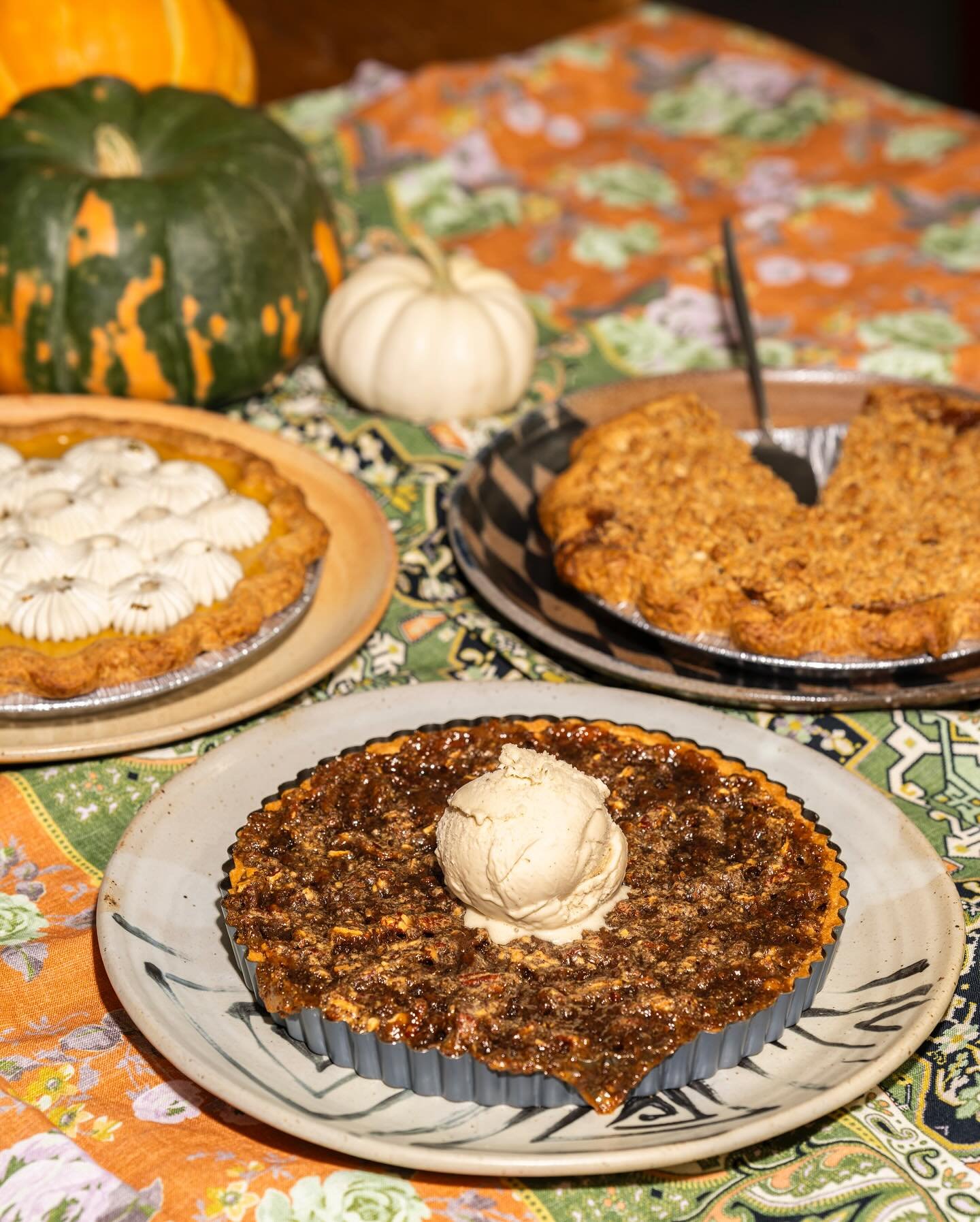 Make way! We have your Thanksgiving plant-based favorites 🥧

Apple Orchard Pie
Farm Pumpkin Pie
Wild Pecan Pie
Vanilla Bean Ice Cream
PLUS! Savory Quiche and @novaterrakitchenandcreamery Cheese Boxes

All available &agrave; la carte for pre-order an