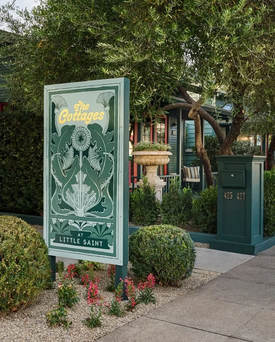 Introducing the newest member of our family: The Cottages at Little Saint | @cottagesatlittlesaint 

We imagined a place where guests could spend the full rhythm of Healdsburg with us, gathering for dinner and drinks, catching live music upstairs, ex