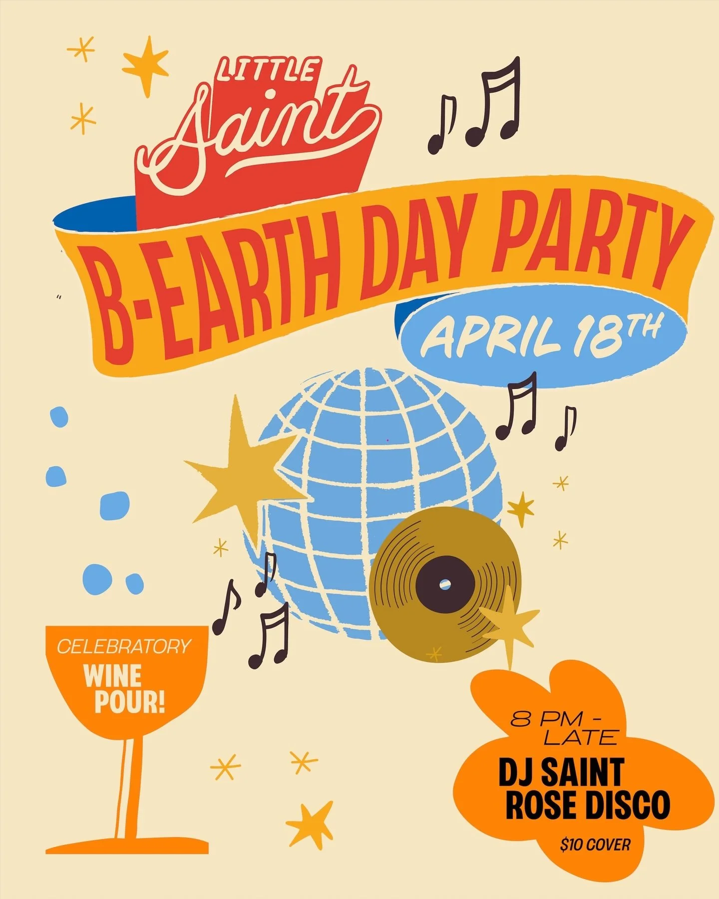 Born on Earth Day. 🌎 Raised on Plants. We&rsquo;re turning 4 - and we think we could all use a little party! 

@saintrosedisco will bring the dance floor to life + you&rsquo;ll be welcomed with a complimentary pour to start the night. We want to sip