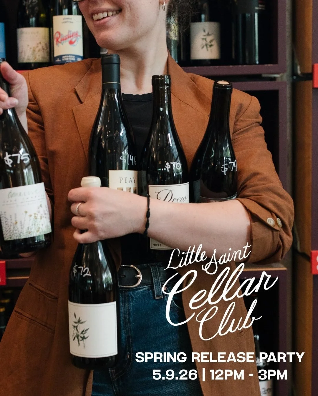 Vinyl + wine&ndash;fueled Cellar Club Pickup Party ft. The Overshine Collective

Spring release pickups, plus a full-on tasting moment with six wineries we love&mdash;one very good afternoon.

Not a member (yet)? Think of this as your introduction to