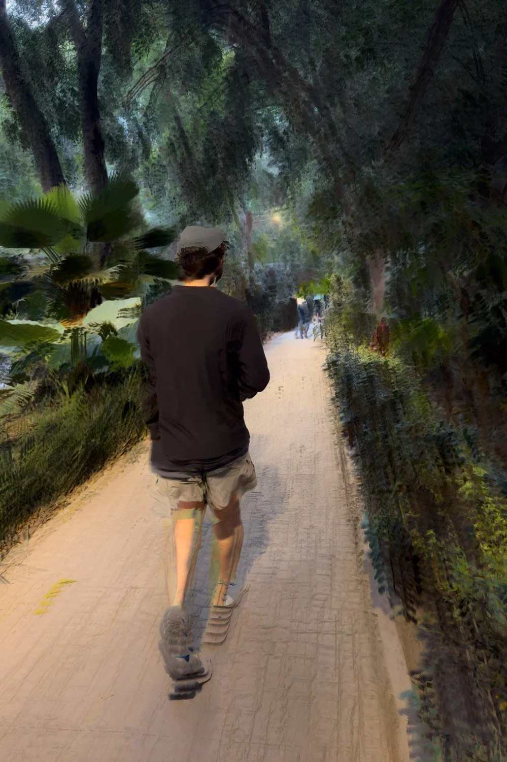  This is an example taken using the Bluristic app in ‘N’ mode, giving a darker overall feel to the image. 
