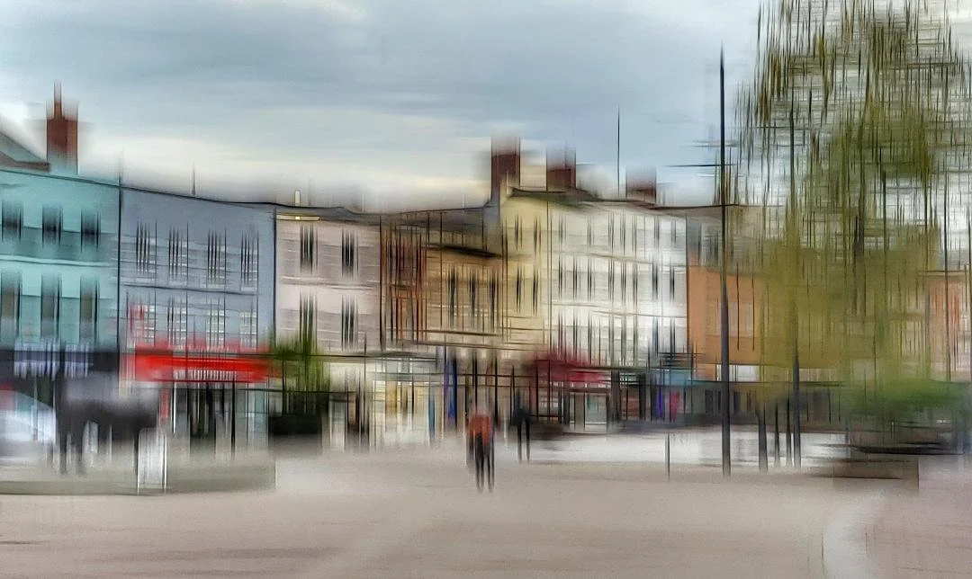 Street scene - Darken blend mode