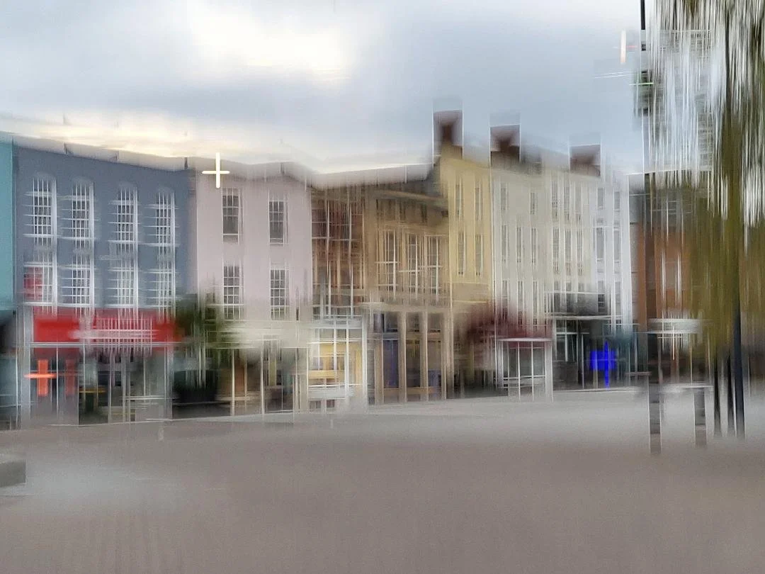 Street scene - Lighten blend mode