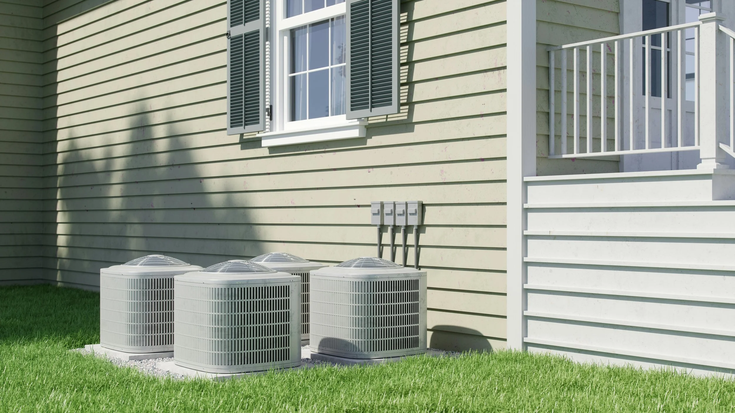 House with HVAC