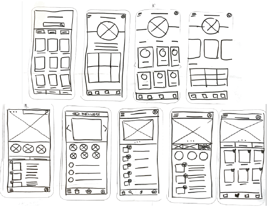 quick paper wireframs