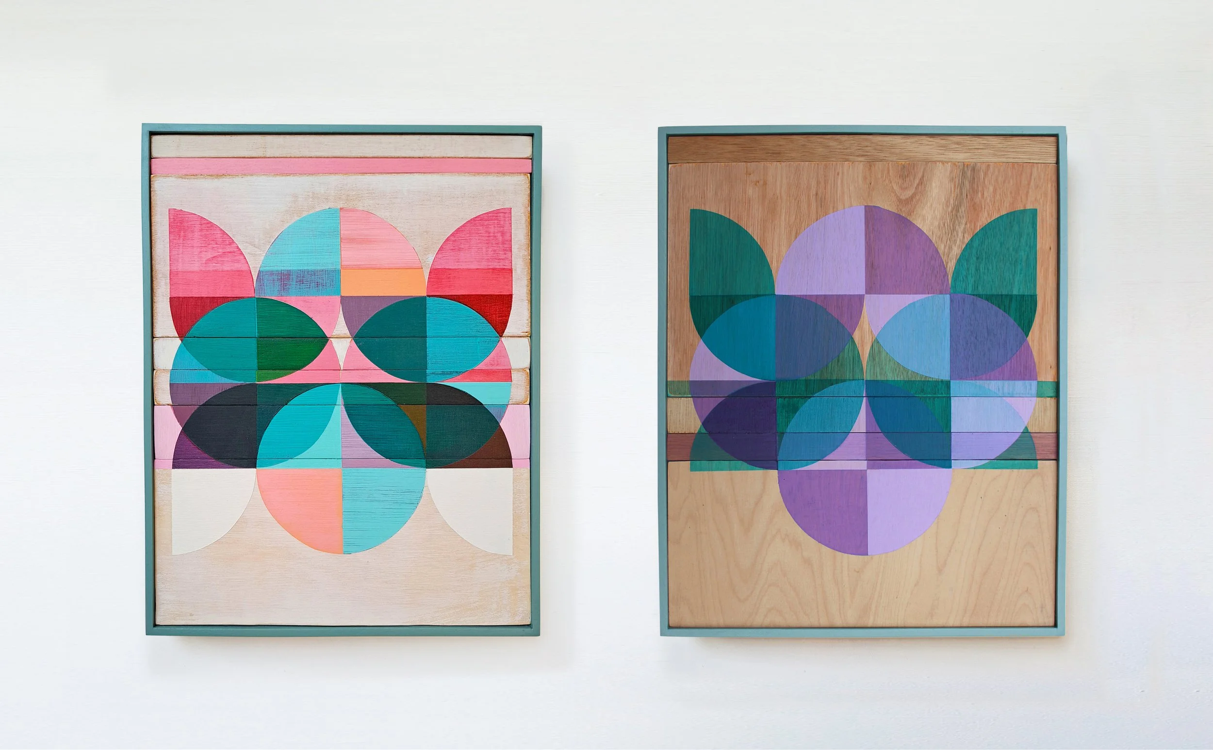 The paintings in the 'Messenger' series by Jeremy Morgan
