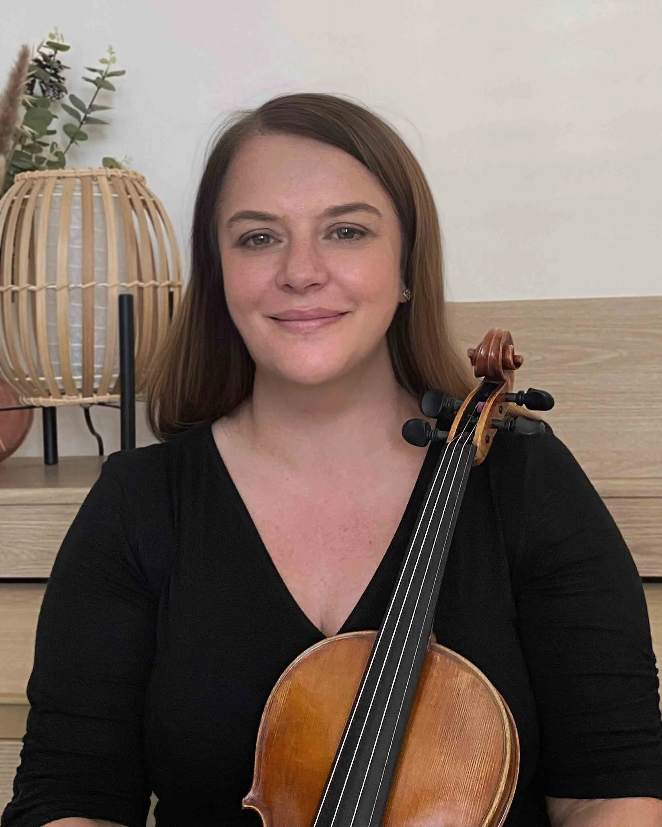 Head of a violin