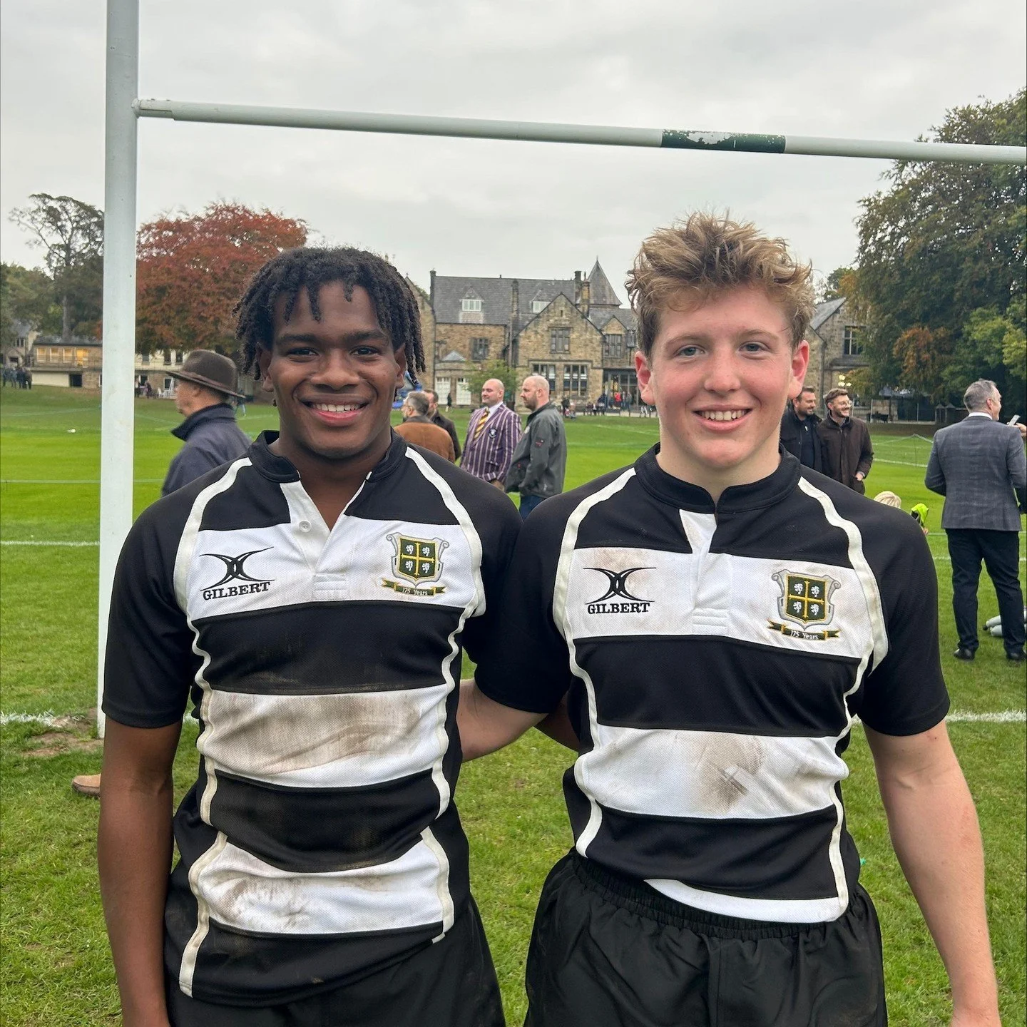 A huge congratulations to our 1st team Captain, William K, and Vice-Captain, Xavier G, who were selected to represent Hymers in a special Invitational fixture v @DurhamSchool1414 to mark Durham&rsquo;s 175th Rugby Anniversary. A historic occasion in 
