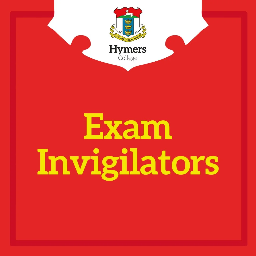 We&rsquo;re recruiting Exam Invigilators!
&pound;12.50 per hour. Training provided. Flexible, casual hours

Want to support students during one of the most important stages of their school journey? 
We&rsquo;re looking for calm, reliable people to jo