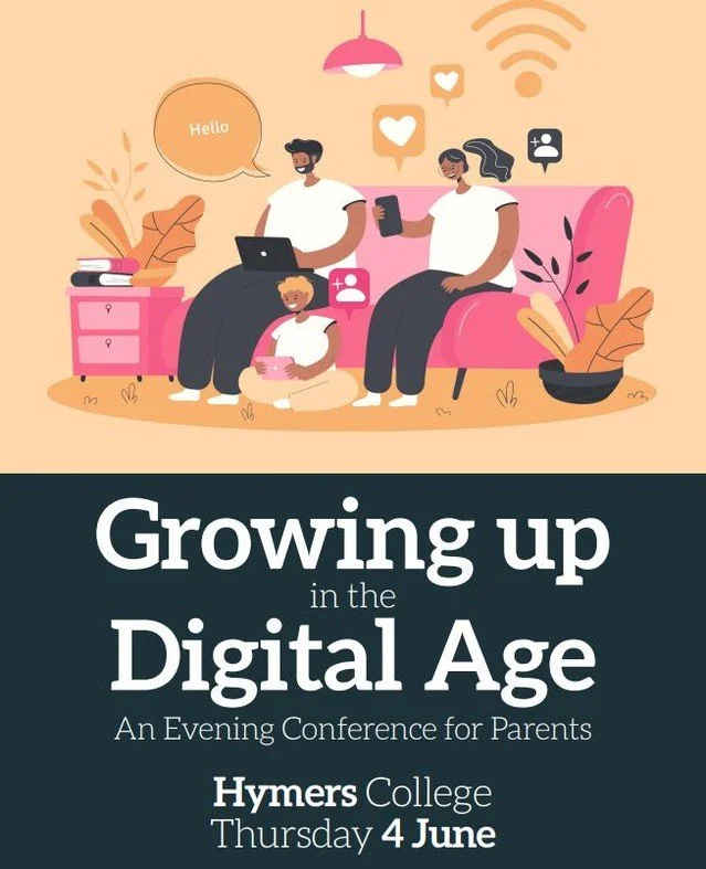 Following the success of our parents' conference last year we are delighted to announce we will be hosting another FREE event exploring the challenges of parenting in this fast-paced digital world on Thursday 4 June. 

Growing up in the Digital Age, 